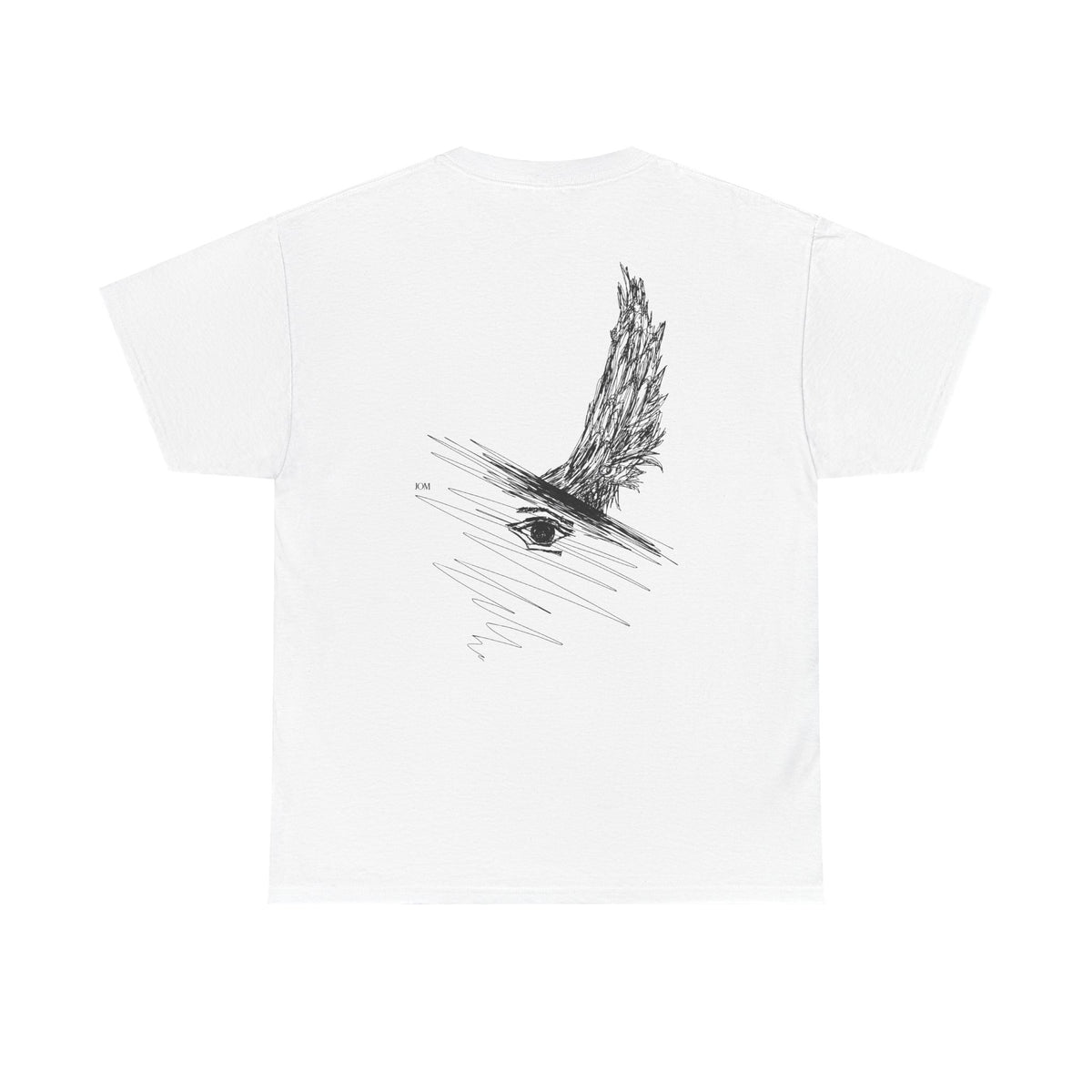 Angel of __ | Abstract Back Art T-Shirt | JOM