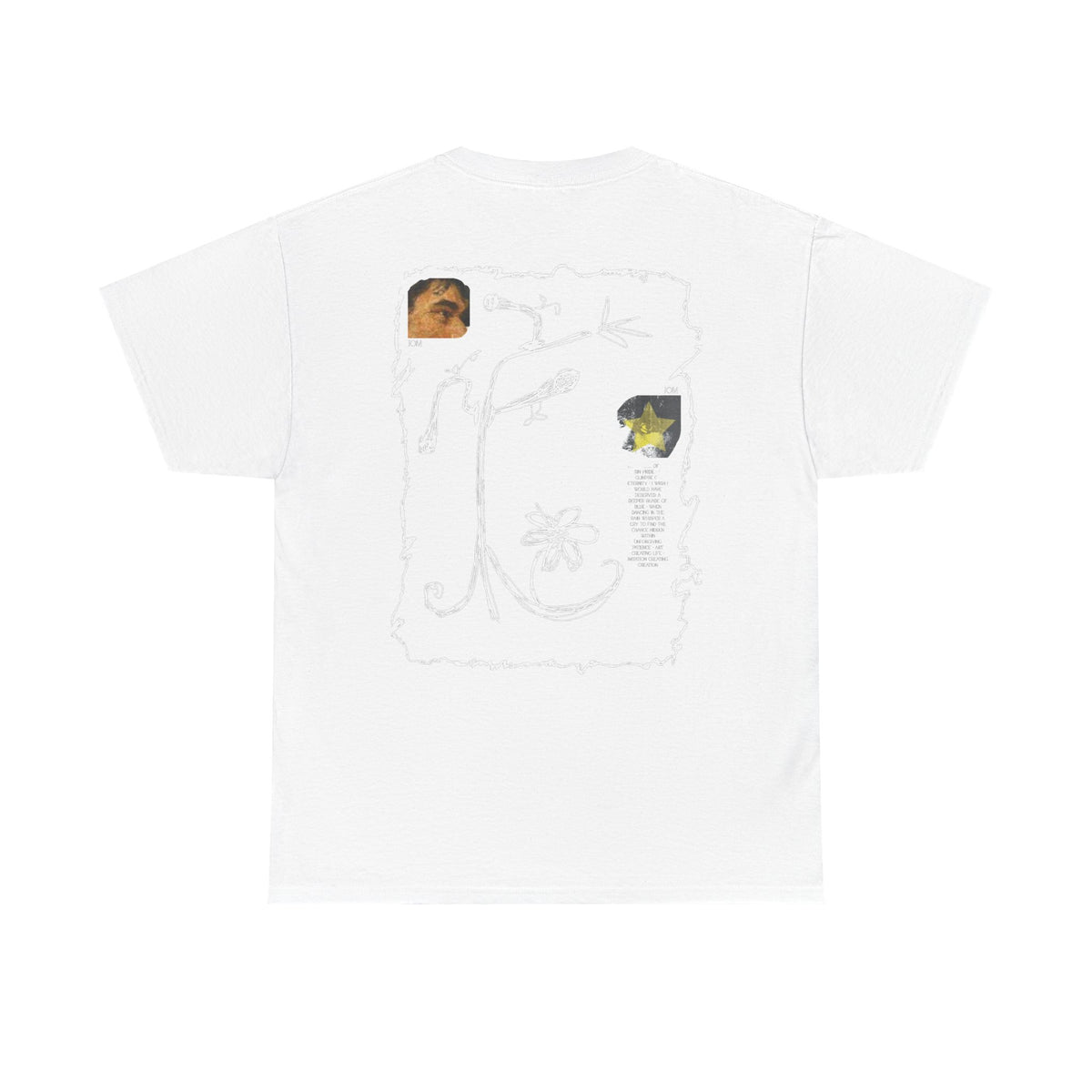 Root Of Evil | Abstract Back Art T-Shirt | JOM